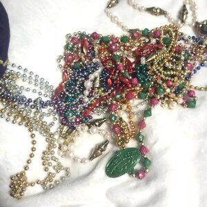 Beads beads and all the Mardi Gras beads!